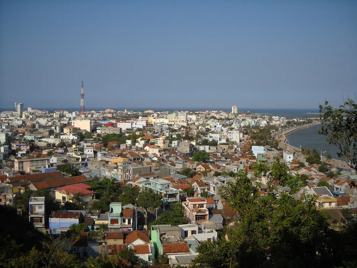 Panorama of Tuy Hoa city